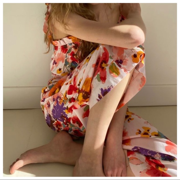 BOHO CHIC FLORAL PRINT JUMPSUIT - Picture 3 of 3